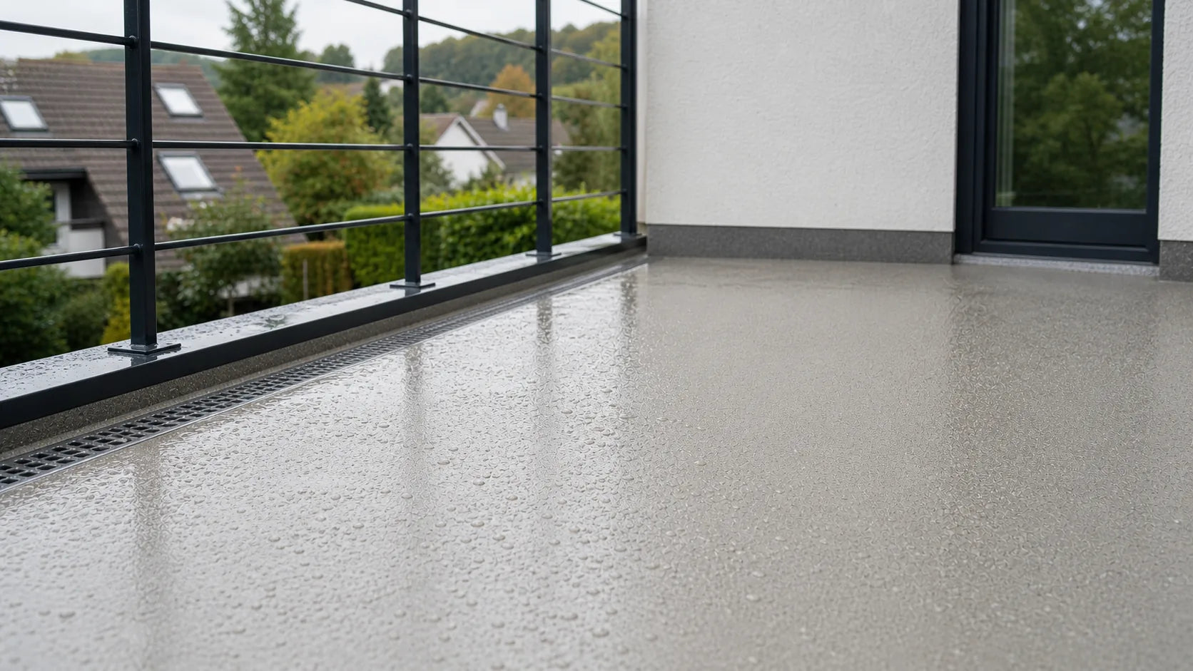 Balkon und Terrasse mit Epoxidharz beschichten: UV, Wasser, Aufbau planen