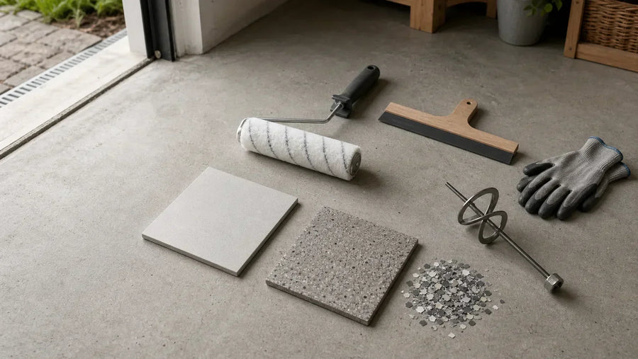 Epoxidharz Boden Kosten pro m²: Material, Grundierung und Werkzeug berechnen