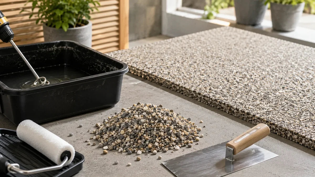 Steinteppich Kosten pro m²: Material und Zusatzkosten kalkulieren