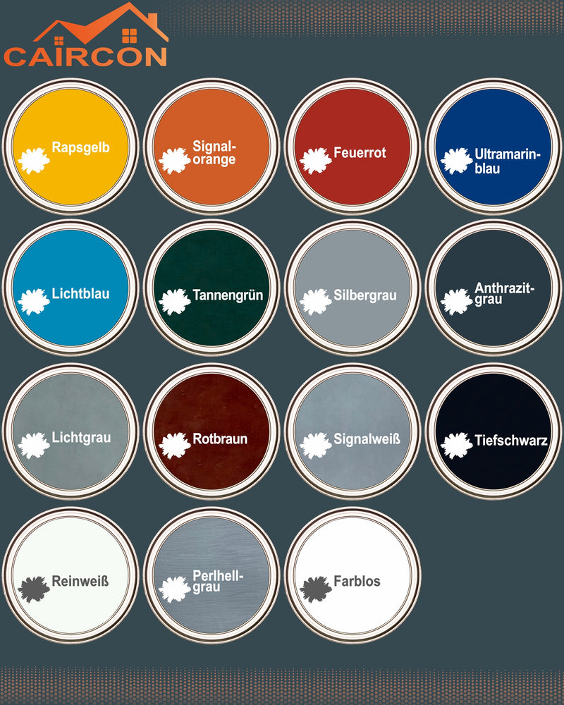 Dachfarbe 3in1 für Metall und Blechdach - Rostschutz & Grundierung