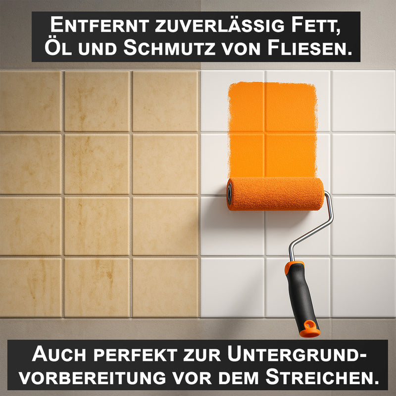 Entfetter Reiniger – für Fliesen, Küche, Garage & Werkstatt