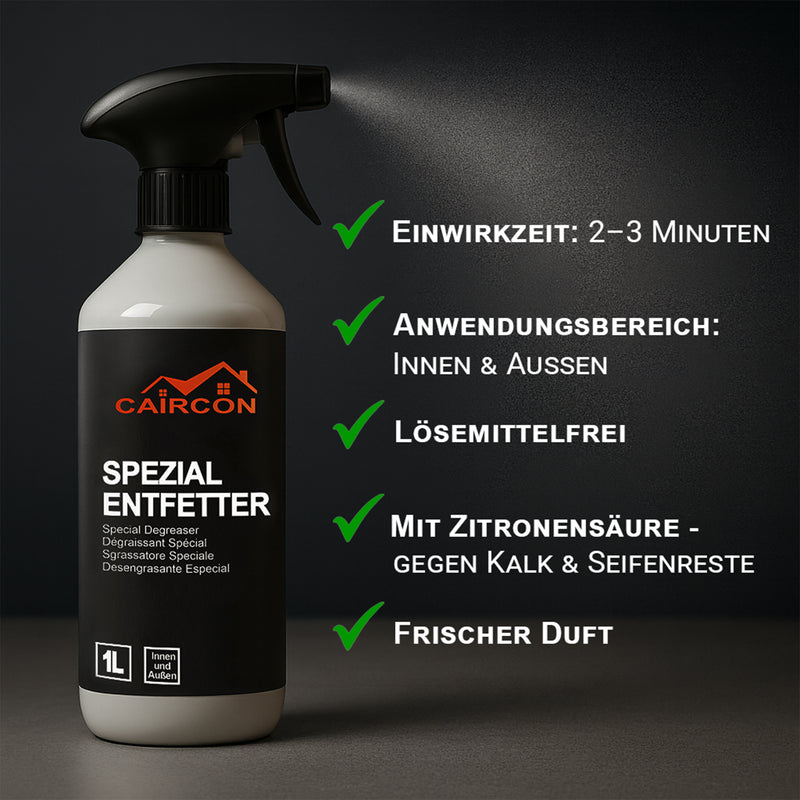 Entfetter Reiniger – für Fliesen, Küche, Garage & Werkstatt