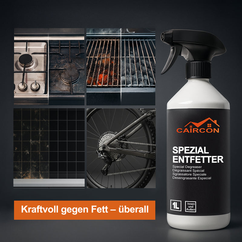 Entfetter Reiniger – für Fliesen, Küche, Garage & Werkstatt