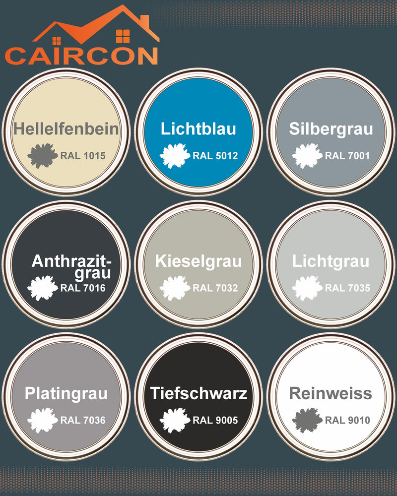 Revêtement de sol 2K peinture de sol en résine époxy peinture de garage MAT 2,5-20 kg