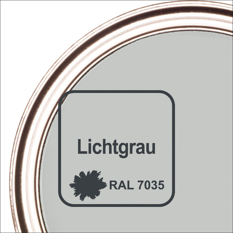 #Lichtgrau RAL 7035