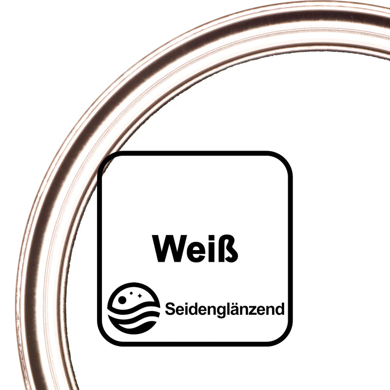 #Weiss Seidenglänzend