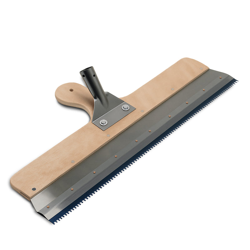 Großflächenrakel 560 mm (Stehrakel) – Zahnrakel/Standrakel mit Steckvorrichtung