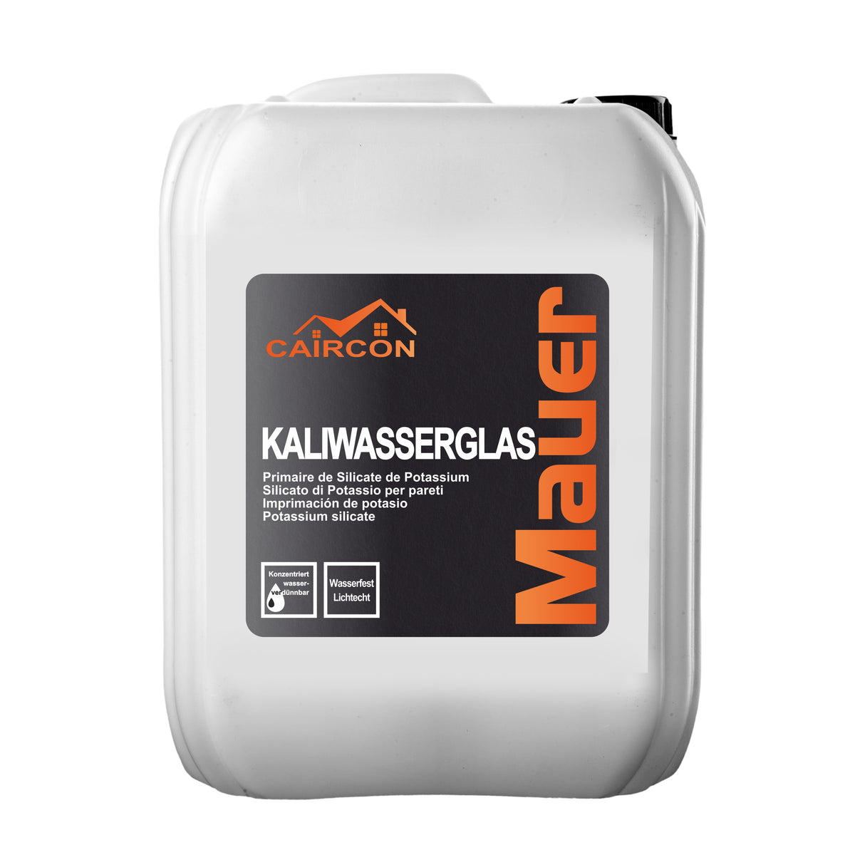 Potassium Silicate Primer (Water Glass) - Heat Resistant, Mold Resistant For Concrete & Stone
