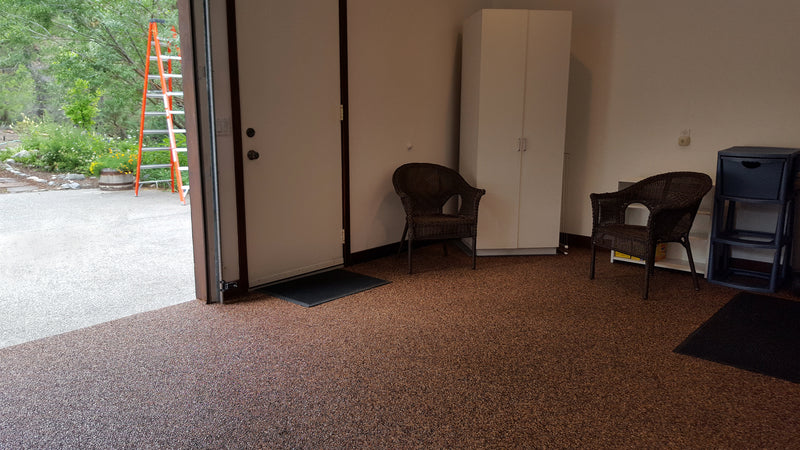 Steinteppich Außen Set inkl. Epoxidharz Bindemittel UV-fest Marmorkies 25Kg